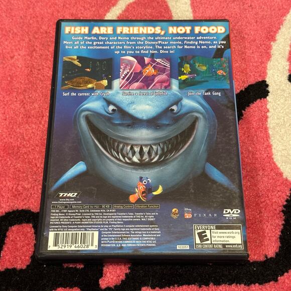 Disney•Pixar Finding Nemo – Greatest Hits (PS2) – Complete - Picture 3 of 3